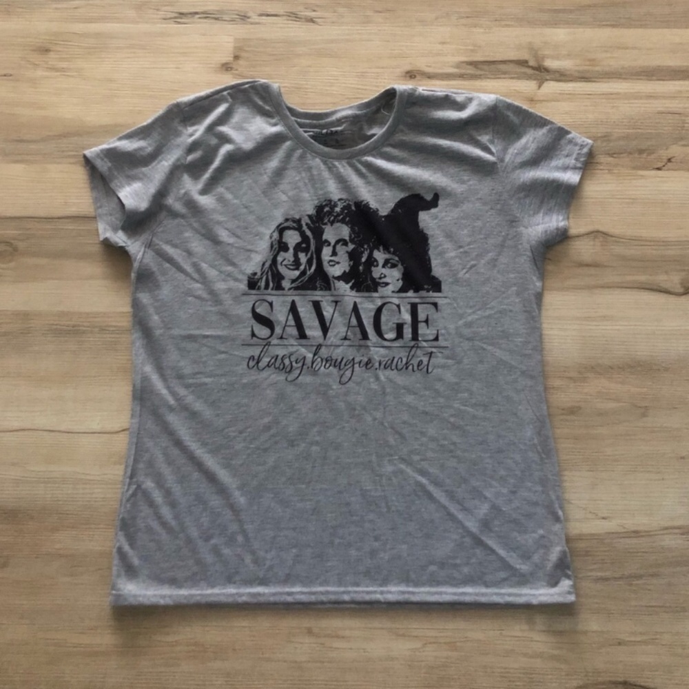 Sanderson Sisters Halloween SAVAGE Printed Tee